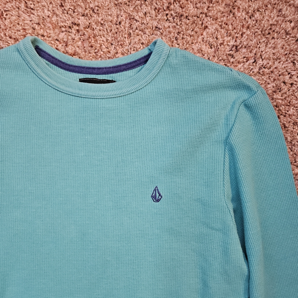 Volcom Teal Long Sleeve Shirt